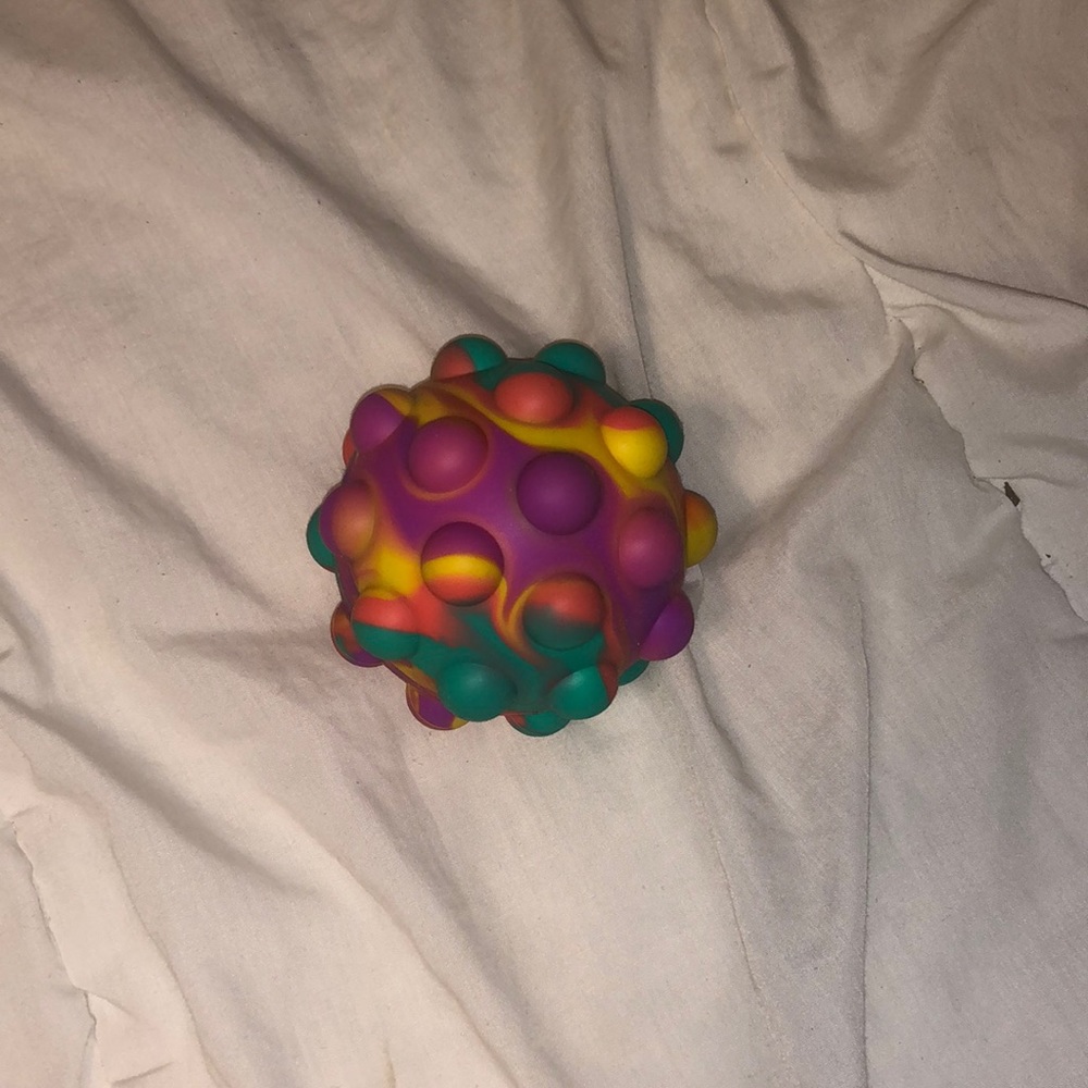 Cool pattern rainbow pop it ball